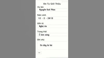 Giới thiệu bản thân P2