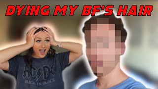 DYING MY BOYFRIEND'S HAIR