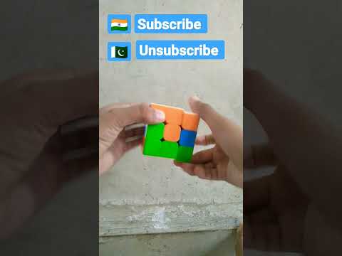 Indian Flag on Rubik's cube #shorts