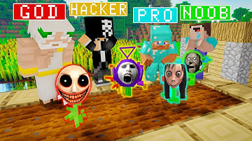 Minecraft - NOOB vs PRO vs HACKER vs GOD : SCARY FARM CHALLENGE in MINECRAFT ! AMV SHORT Animation
