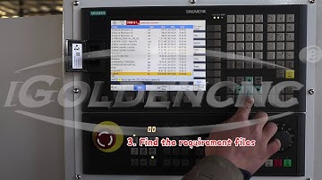 How to copy files from USB in SIEMENS 808D control system