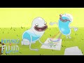 Drawing in the sun | HYDRO and FLUID | Funny Cartoons for Children