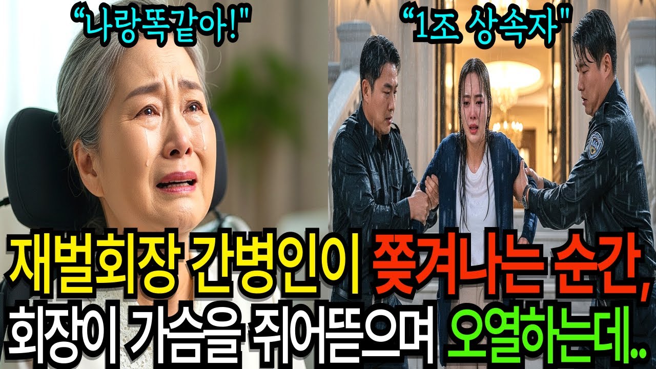 재벌회장님의 간병인 첫출근날 도둑년이라고 쫒겨나는 순간, 회장이 가슴을 쥐어뜯으며 오열하는데.. |감동사연