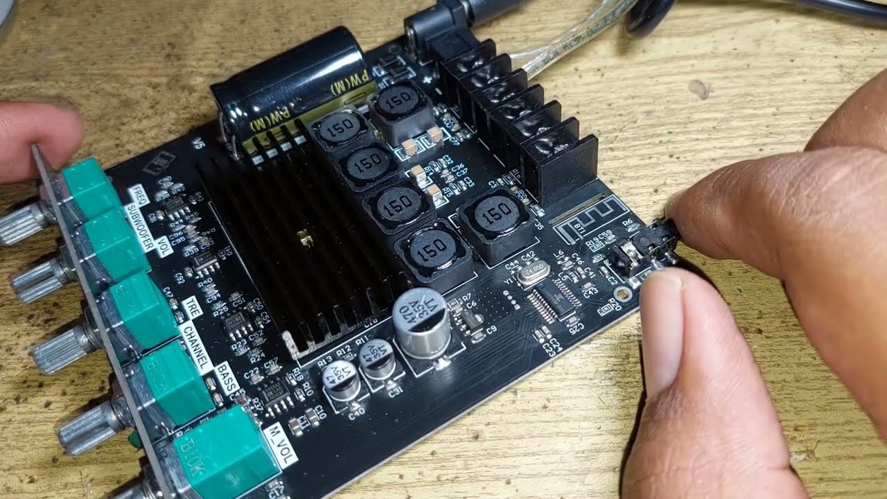 Amplifier Class D Wuzhi Zk-TB21 Suara clarity Jernih subwoofer