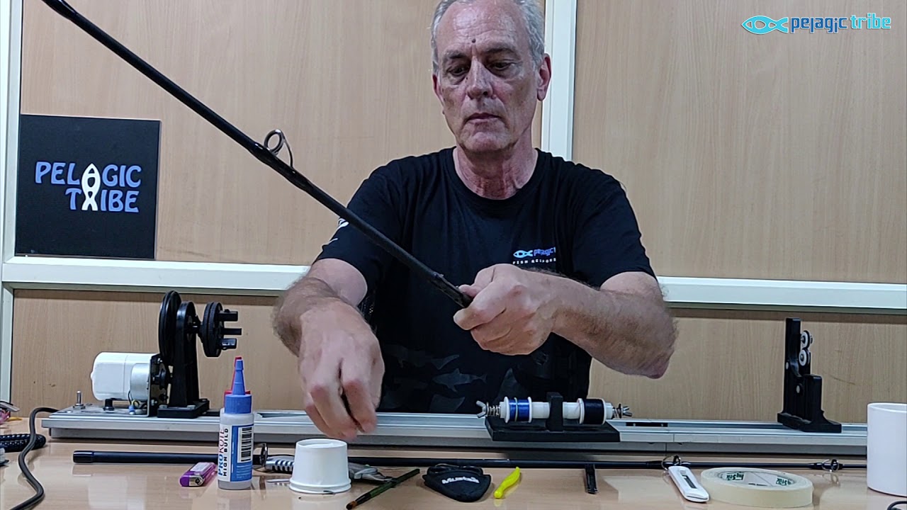How to Replace a Fishing Rod Guide Part I YouTube