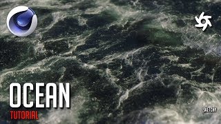 Cinema 4D Tutorial - Realistic Ocean With Foam! (Octane Render)