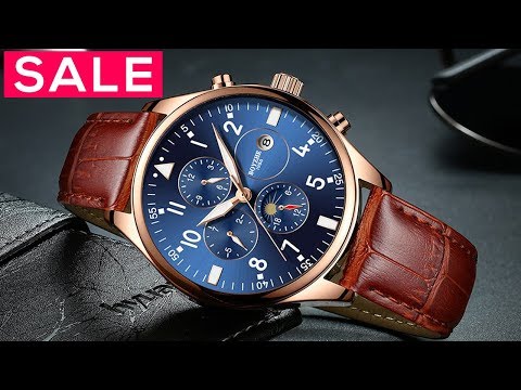 Top 10 Best watches For Men Under $50 - New Fashion Leather Watches