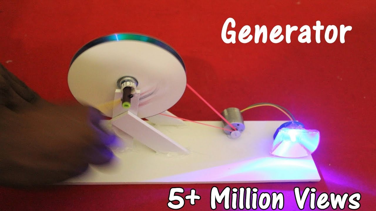 how to make a simple electric generator
