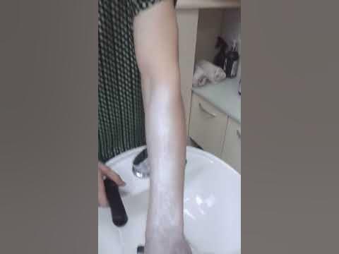 Краска Tempspray легко смывается водой с кожи! - YouTube