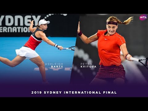 Ashleigh Barty vs. Petra Kvitova | 2019 Sydney International Final | WTA Highlights