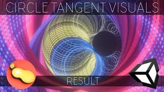 Circle Tangent Visuals - Unity/C# Tutorial [Part 0 - Result]