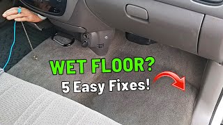 Wet Floorboards in your Car? 5 Easy Ways to Fix!