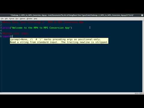 20  Program Solution | Challenge Problem 2  Miles Per Hour Conversion App
