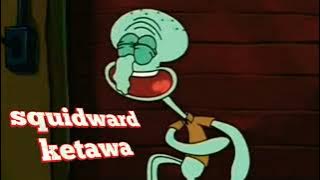 Notifikasi WhatsApp Squidward.