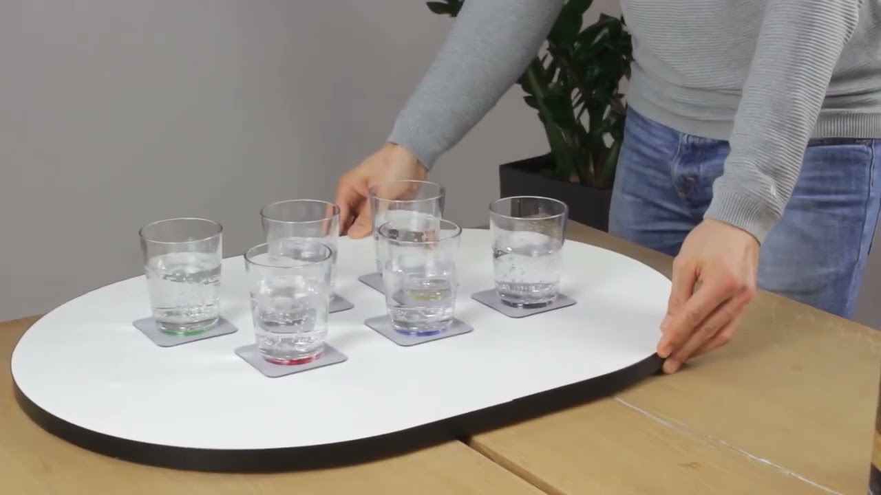 Magnetiska dricksglas i plast Silwy | SmartaSaker.se