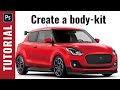 How to create an add-on body kit - Photoshop Tutorial | SRK Designs