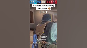 Playing Against Hackers in R6 Siege 🤬 #shorts #rainbowsixsiege
