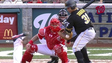 Tabata hit by pitch, breaks perfect game