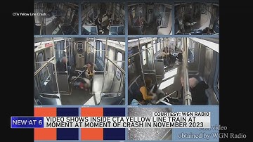CTA releases video of 2023 Yellow Line collision — WGN Evening News