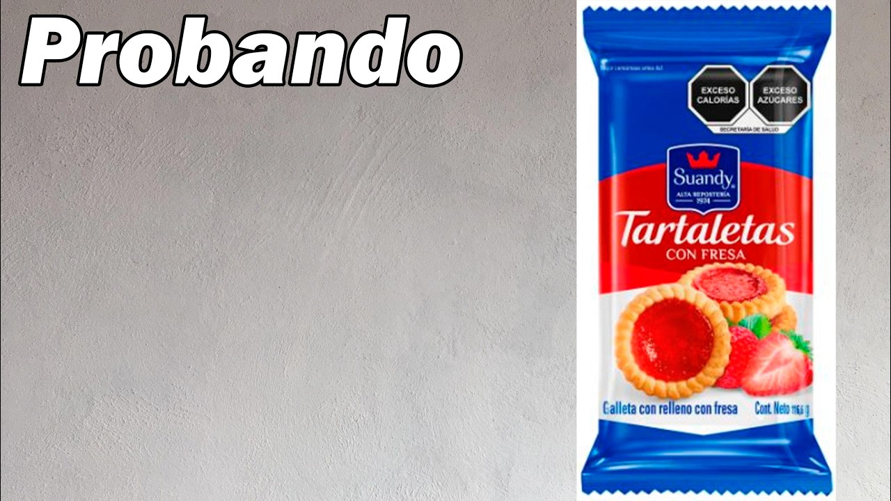 Suandy Probando Galletas Tartaletas Fresa Suandy - YouTube