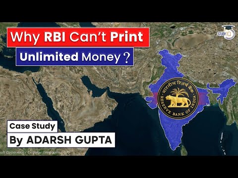 Why RBI Can't Print Unlimited Money ? Case Study | Economy for UPSC & State PCS