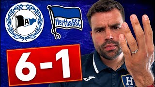 Peinlich🫣 Arminia Bielefeld - Hertha BSC 6-1 (0-1)! Analyse &amp; Ausblick🚨