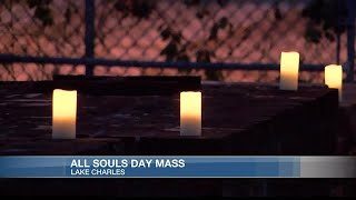 Catholic Mass held in old cemetery for All Souls Day