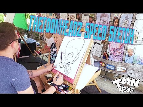 TheToonHeadz Speed Sketch Live Caricature