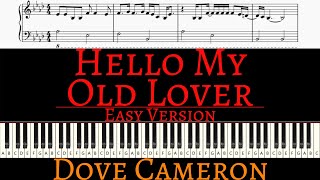 Dove Cameron - Hello My Old Lover | EASY piano cover by Pianotato