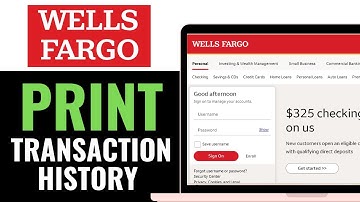 How To Print Transaction History From Wells Fargo 2025 (QUICK GUIDE)