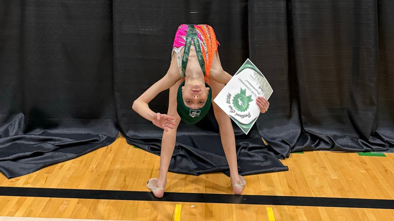 Rhythmic Gymnastics level 7 hoop Portland, Oregon￼ cup!