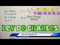 Ley de Charles (Volumen y Temperatura en gases)