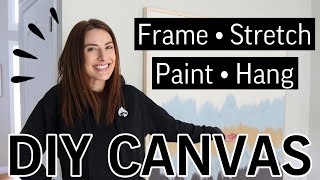 MAKE YOUR OWN CUSTOM CANVAS WALL ART | save hundredssss 💸