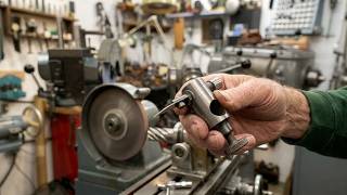Custom clock spring grinding finger, Harig endmill grinding fixture.