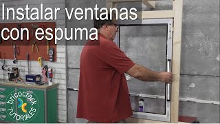 Instalar y aislar ventanas con espuma (Bricocrack)