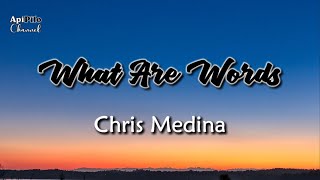 What Are Words - Chris Medina ( Cover by Alex Kvarnestig)