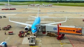 Hamburg Airport Day to Night Time Lapse | Zeitraffer [FULL HD]