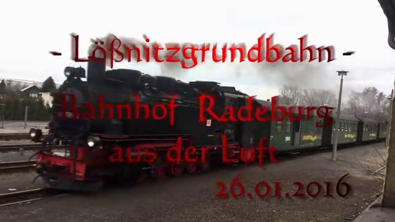 Sächs. Schmalspurbahnhöfe aus der Luft - Bahnhof Radeburg Teil 03