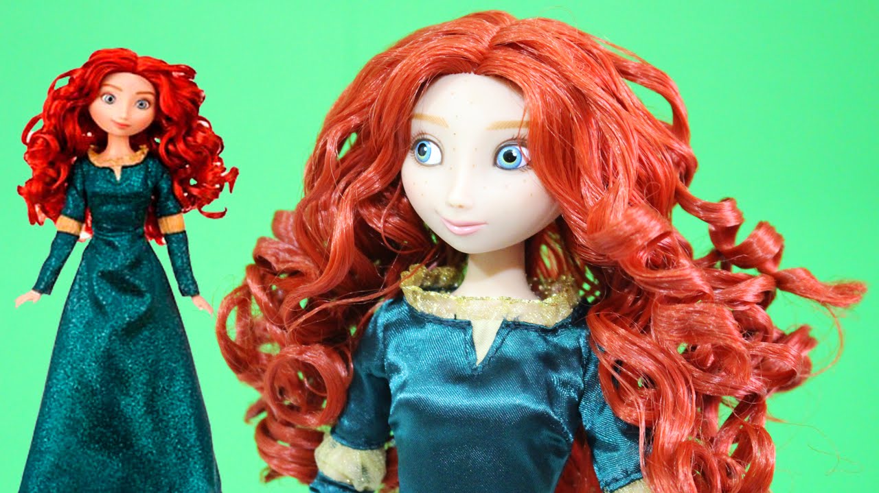 Nova Boneca!! Princesa Merida Original Disney Store Review em Português ...