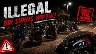ALANYA GECE GAZLAMASI | 4X MT-09 - R6 - R7 | MOTOVLOG #23