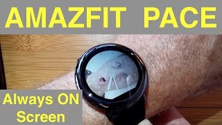 XIAOMI AMAZFIT PACE Fitness Smartwatch: How To Add Custom Watch Faces
