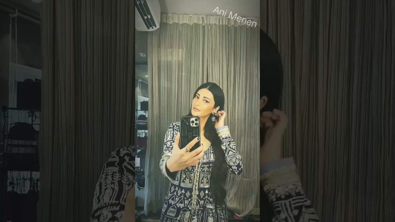 Shruthi Hassan Transformation From Makeup to Beautiful Dress New Video