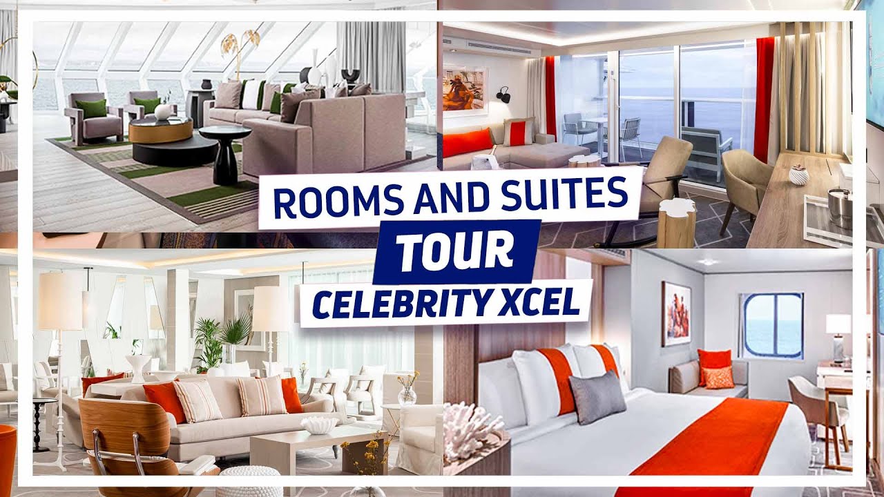 Celebrity Xcel | Rooms and Suites Walkthrough Ship Tour & Review.