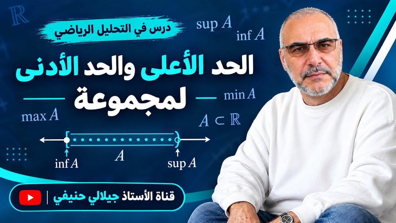 الحد الأعلى و الحد الأدنى لمجموعة #sup_inf_max_min