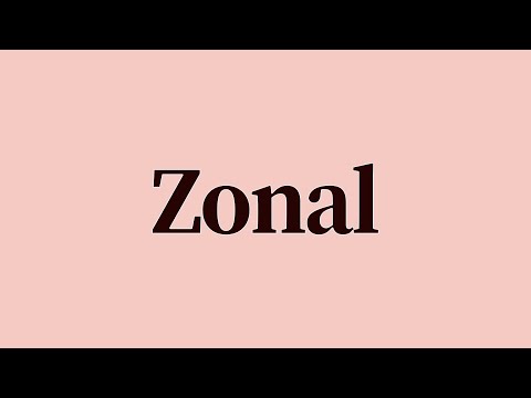 Is Zonal A Word