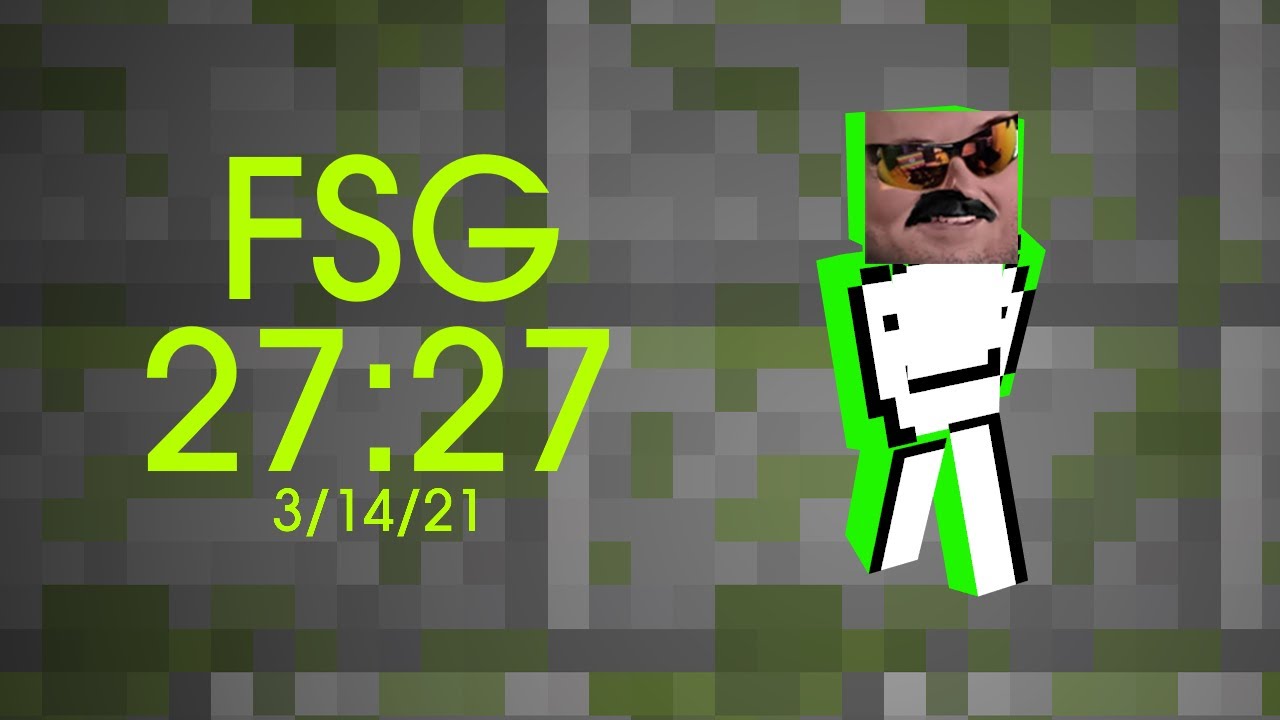Minecraft First FSG Speedrun (27:27) - YouTube