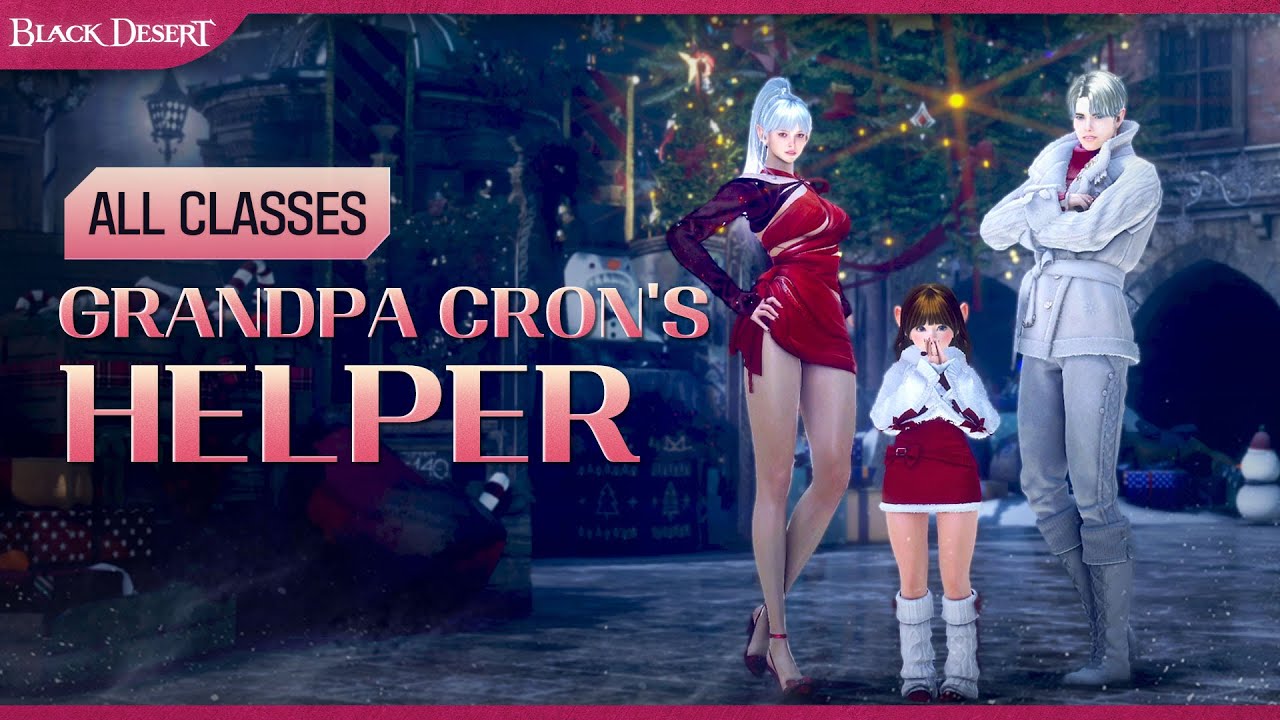 New Winter Outfit Preview Grandpa Cron's Helper Black Desert YouTube
