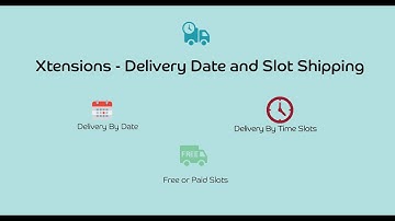 Xtensions Delivery Date and Timeslot Module For Opencart