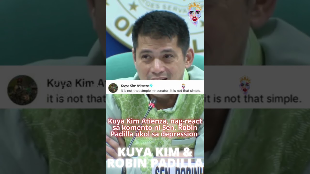 Куя Ким Атиенза отреагировал на депрессию сенатора Робина Падиллы
