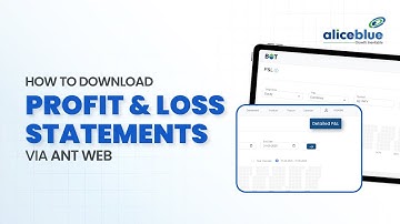 Hoe u winst- en verliesrekeningen kunt downloaden via ANT WEB